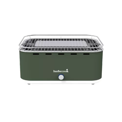 Barbecook BC-CHA-1018 Carlo asztali faszenes grill, zöld, 44x33x21cm