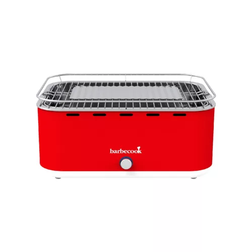 Barbecook BC-CHA-1019 Carlo asztali faszenes grill, piros, 44x33x21cm