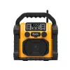 SAL BTWORKPRO munka- és szabadidő hangszóró, multimédia lejátszó, Bluetooth, LED lámpa, power bank, IP55, ütésálló