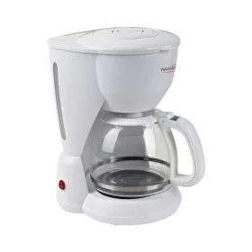   HAUSER C-915W kávéfőző, max. 1000 W, 12 csésze kapacitás, tartós filter, üvegkancsó, fehér színű