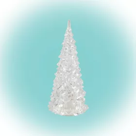   Home CDM 12 LED-es fenyőfa asztali dísz, 12cm, 3D akril dekoráció