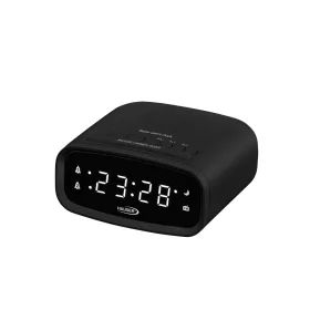   HAUSER CL-8025B digitális ébresztőórás FM rádió, LED kijelző, 2 féle ébresztés, fekete színű