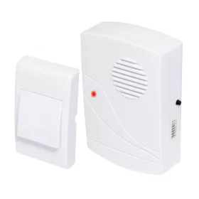   HOME DB 0600DC vezeték nélküli csengő, max. 60 m hatótáv, 32 dallam, LED fényjelzés, elemes tápellátás