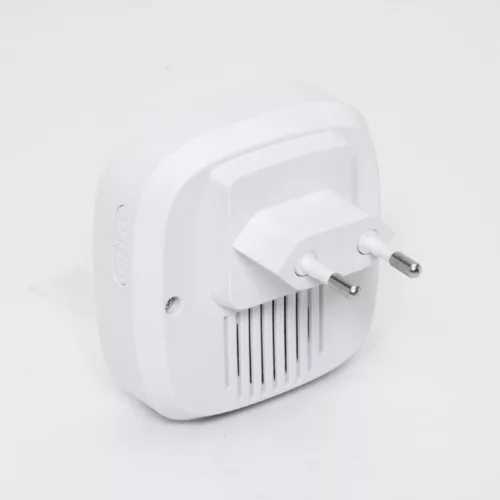 Home DBK 1500AC vezeték nélküli csengő, elem nélküli, 150m hatótáv, 36 dallam, 4 fokozatú hangerő, fényjelzés, kinetikus nyomógomb, 230V-os tápellátás