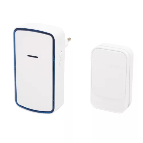 HOME DBK1002AC vezeték nélküli csengő, 100m hatótáv, 38 dallam, fényjelzés, IP68, szabályozható hangerő, fényjelzés