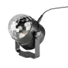 SAL DL80R projektoros party lámpa, RGB LED, 80 mm átmérő, álló vagy körbe forgó fényeffekt, akár 100 m2-re