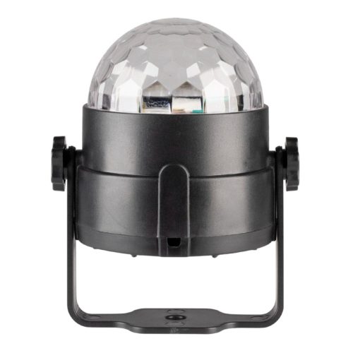 SAL DL80R projektoros party lámpa, RGB LED, 80 mm átmérő, álló vagy körbe forgó fényeffekt, akár 100 m2-re