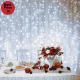 Home DLFC 600/WH LED-es cluster fényfüggöny, 2,7x0,6 m / 600 db hidegfehér LED, állófényű, fehér vezeték, sorolható, kül- és beltéri kivitel