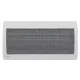 Noirot E184115 Radiance H 1500 BL elektromos hősugárzó panel, 1500 W, IP24 védettség, beépített termosztát LCD kijelzővel, fali kivitel