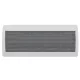 Noirot E184117 Radiance H 2000 BL elektromos hősugárzó panel, 2000 W, IP24 védettség, beépített termosztát LCD kijelzővel, fali kivitel