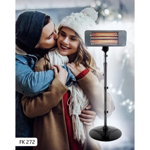 Home FK 272 álló kvarccsöves kültéri hősugárzó, 650W/1350W, IPX4 védelem
