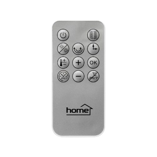 Home FKF 56202 fali ventilátoros fűtőtest, 1000W/2000W, heti program, távirányító, ezüst