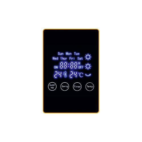 Home FKF 59201 fali ventilátoros fűtőtest, 1000W/2000W, stop program, távirányító, fehér