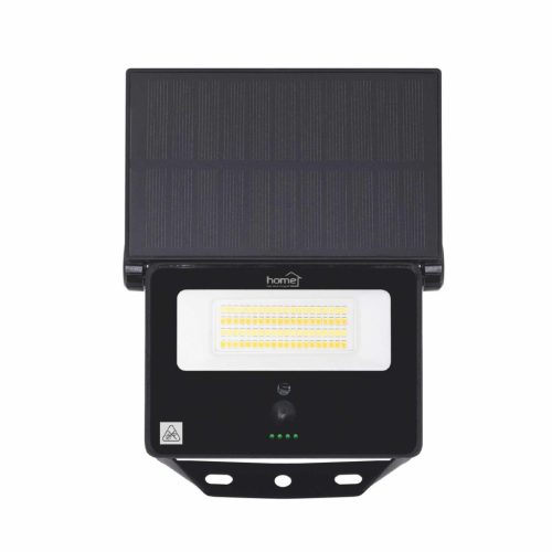 HOME FLP1101SOLAR napelemes LED reflektor, 28 db SMD LED, 1100 lumen, 3 féle színhőmérséklet, mozgásérzékelő, távirányító, IP65