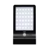Home FLP300SOLAR napelemes LED reflektor, 300 lm, PIR mozgásérzékelő, 120° 5m, 36 db hidegfehér SMD LED, energiatakarékos, műanyag, IP44