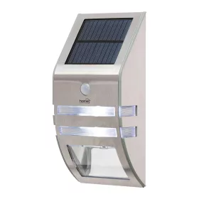   Home FLP30SOLAR napelemes LED lámpa, 30 lm, PIR mozgásérzékelő, 3-5m, 2 db hidegfehér SMD LED, energiatakarékos, fém + műanyag, IP44