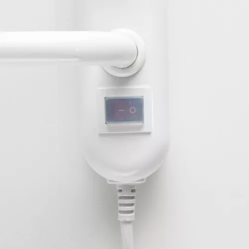 Home FTW 4 fali fűtött elektromos törölközőszárító, 90W, IPX1 védelem, fehér