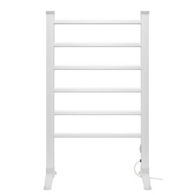   Home FTW22 Fűtött, elektromos ruhaszárító, 90 W, alumínium, szabadon álló kivitel, 50 °C állandó hőmérséklet, vízálló kapcsoló, IPX2