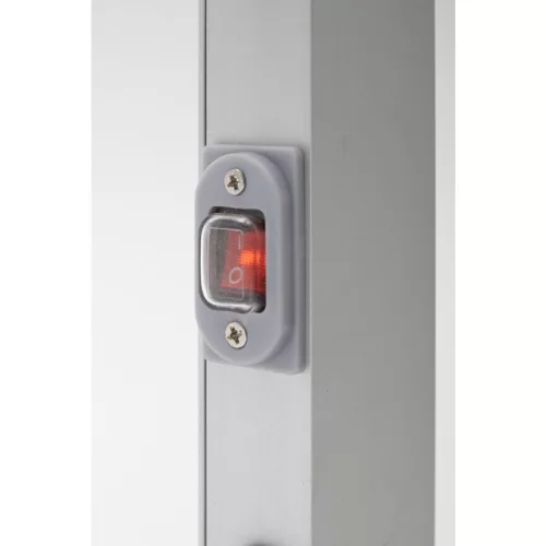 Home FTW22 Fűtött, elektromos ruhaszárító, 90 W, alumínium, szabadon álló kivitel, 50 °C állandó hőmérséklet, vízálló kapcsoló, IPX2