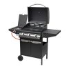 Home GRG01 gázgrill, 3 főégővel, 1 oldalégővel, 3,2 kW teljesítmény égőnként, nyomásszabályozó készlettel
