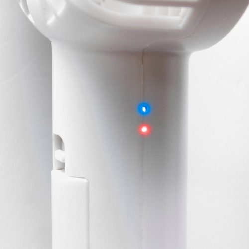 Home HF 9/WH kézi, tölthető ventilátor, 4 W, 10 cm-es lapátátmérő, 3 fokozat, 1200 mAh Li-ion akkumulátor, asztali tartó, fehér