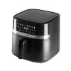 Home HGAF8 digitális air fryer, forrólevegős fritőz, 8 liter kapacitás, 2000 W, hőmérsékleti tartomány 80 – 200 °C