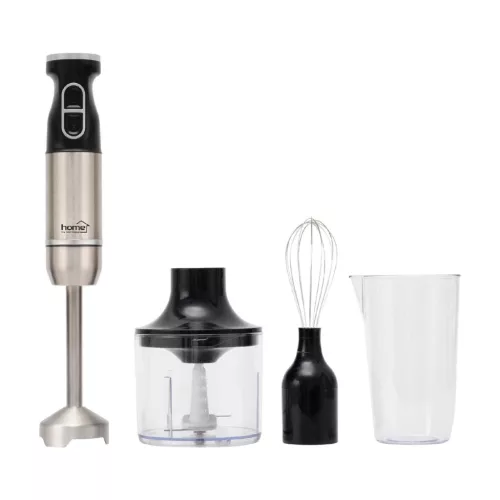 Home HGBMS65 botmixer szett, 1000W, 15 fokozatban állítható sebesség, tálas aprító űrtartalma 500 ml, mérőpohár űrtartalma 650 ml