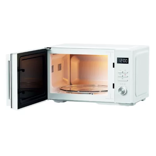 HOME HGMH25GR mikrohullámú sütő, 25 liter, grillfunkció, 25l, fehér, 900 W, digitális, 5 fokozat, gyerekzár