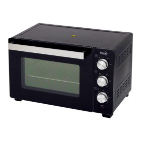   HOME HGMS30G mini sütő, 1600 W, max. 230 °C, 30 liter, időzítő, hőszigetelt burkolat, üvegajtó