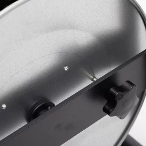 HOME HJRM2025 fém kábeldob, 25 méter, fém talp, H07RN-F 3G2,5 mm2 vezeték, 250 V~ / max. 16 A, túlmelegedés elleni védőkapcsolóval