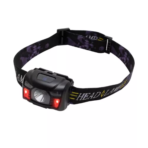 Home HLP 7RP LED tölthető fejlámpa, 100 lm, PIR mozgásérzékelő, 5 funkció, 1200 mAh, ~4 óra üzemidő