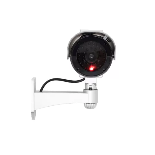 HOME HSK160 kültéri napelemes álkamera, villogó piros LED, körbe forgatható, egyszerű felszerelés, akkumulátoros tápellátás opció, élethű kamera megjelenés, IP44