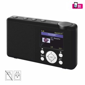   SAL INR 3000 internetrádió, 4 in 1, 2 W hangszóró, világrádió, FM RDS, BT, Média Center hálózati zenetár, EQ