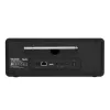 SAL INR 5000/BK internetrádió, 5 in 1, 2x5 W, Bass reflex, világrádió, FM RDS, BT, AUX, Média Center hálózati zenetár, EQ