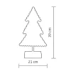 Home KAD 19 PINE karácsonyfa asztaldísz, 20 db LED, ABS műanyag, 21 x 39 cm