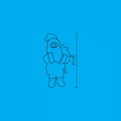 Home KDD 35 táncoló, zenélő mikulás, világító lámpás, 35 cm magas