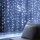 HOME KIN168DWH DOT LED-es fényfüggöny, 168 db hidegfehér DOT LED, állófényű, átlátszó vezeték, 12x14 LED, beltéri adapteres kivitel