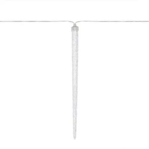 HOME KJL288 jégcsap fényfüzér, 3,5m hosszú, 288db hidegfehér SMD LED, 8db jégcsap/36db LED, hálózati adapter, kül- és beltéri kivitel