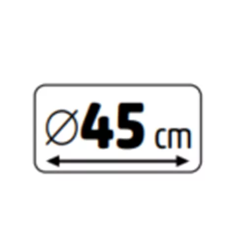 HOME KMK45LED LED-es műkoszorú, 45 cm, 35 db melegfehér LED, 8 programos, időzítés, 2D tűlevél, elemes tápellátás, beltéri kivitel