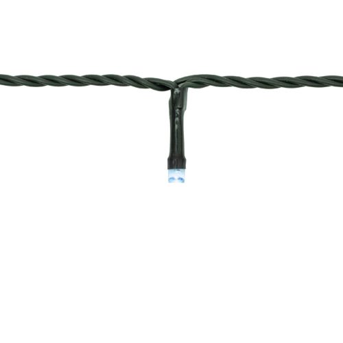 Home LED248WH LED fényfüzér, 240db hidegfehér LED, 23,9m hosszúságú, 8 program időzítővel, zöld vezeték, adapteres tápellátás, kül- és beltéri kivitel