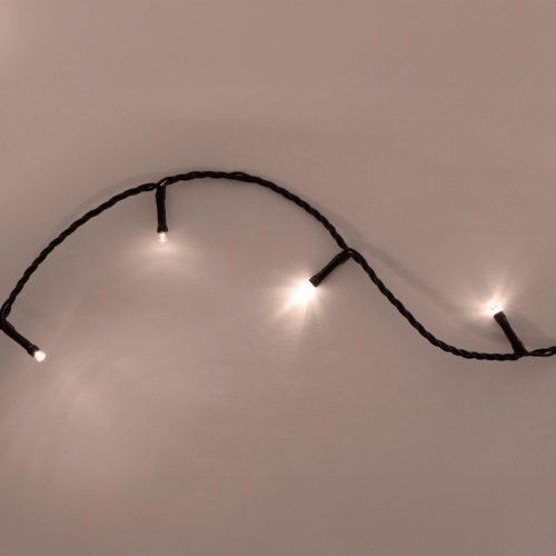 Home LED248WW LED fényfüzér, 240db melegfehér LED, 23,9m hosszúságú, 8 program időzítővel, zöld vezeték, adapteres tápellátás, kül- és beltéri kivitel