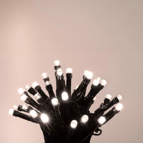 Home LED248WW LED fényfüzér, 240db melegfehér LED, 23,9m hosszúságú, 8 program időzítővel, zöld vezeték, adapteres tápellátás, kül- és beltéri kivitel