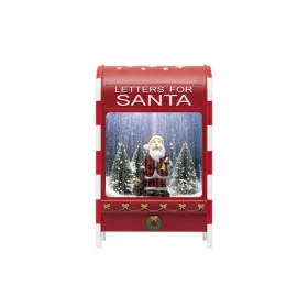   Home LFS400 zenélő, havazó postaláda, 4db hidegfehér SMD LED, műanyag, 8 karácsonyi dal, elemes tápellátás, beltéri kivitel