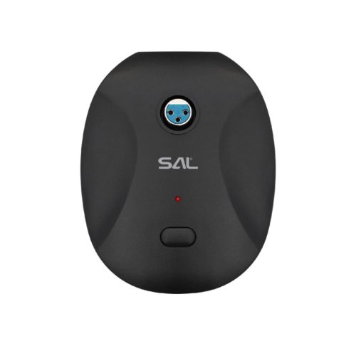 SAL M13 asztali mikrofon, professzionális, LED üzemjelző és fénygyűrű, kardioid irány karakterisztika, XLR csatlakozó, elemes tápellátás