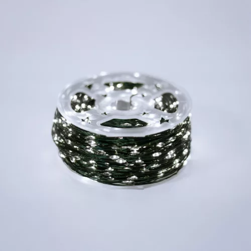 HOME ML1500WH micro LED-es fényfüzér, 150 m, 1500db hidegfehér micro LED, 8 program, időzítés, hálózati adapter, távirányító, kül- és beltéri kivitel