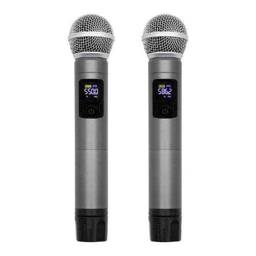 SAL MVN 600 vezeték nélküli mikrofonszett, digitális zajszűrés, 2x30 csatorna, ~80 m hatótáv, UHF frekvenciasáv