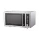 HAUSER MW-825 mikrohullámú sütő grill funkcióval, 900 W, 25 liter, digitális, 9 program, 11 fokozat, inox/szürke színű