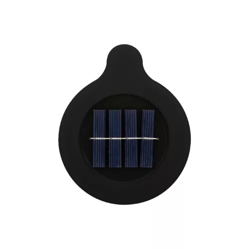 HOME MX656 napelemes kerti lámpa, fekete műanyag, 1db melegfehér SMD LED, cserélhető AA akkumulátor