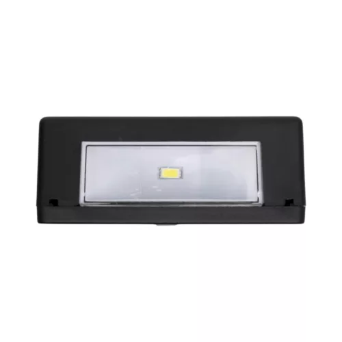 HOME MX658 napelemes falilámpa szett, 2db-os szett, 2db hidegfehér LED, cserélhető AA akkumulátor, fekete