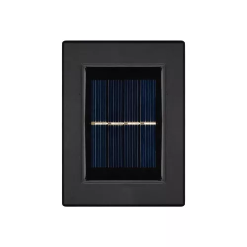 HOME MX658 napelemes falilámpa szett, 2db-os szett, 2db hidegfehér LED, cserélhető AA akkumulátor, fekete